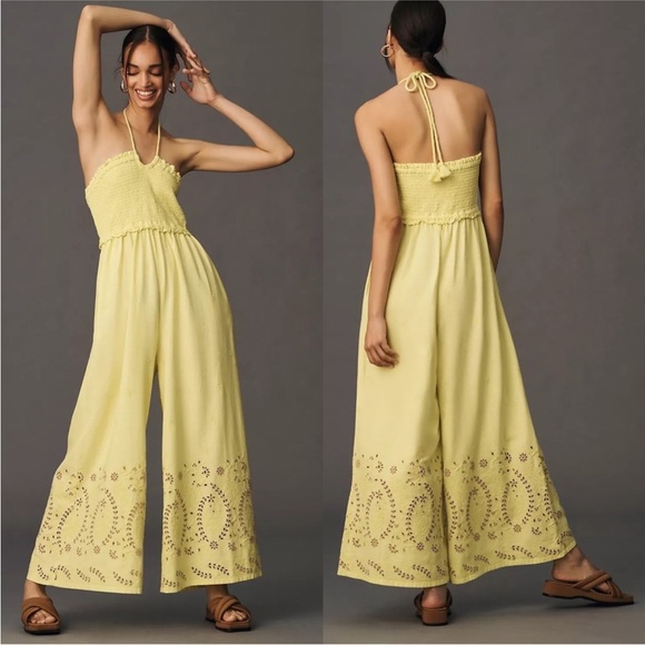 Anthropologie Yellow Jumpsuit - Picture 7 of 12